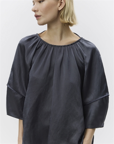 Day Birger et Mikkelsen - Skyler High Shine Blend Bluse - Ebony